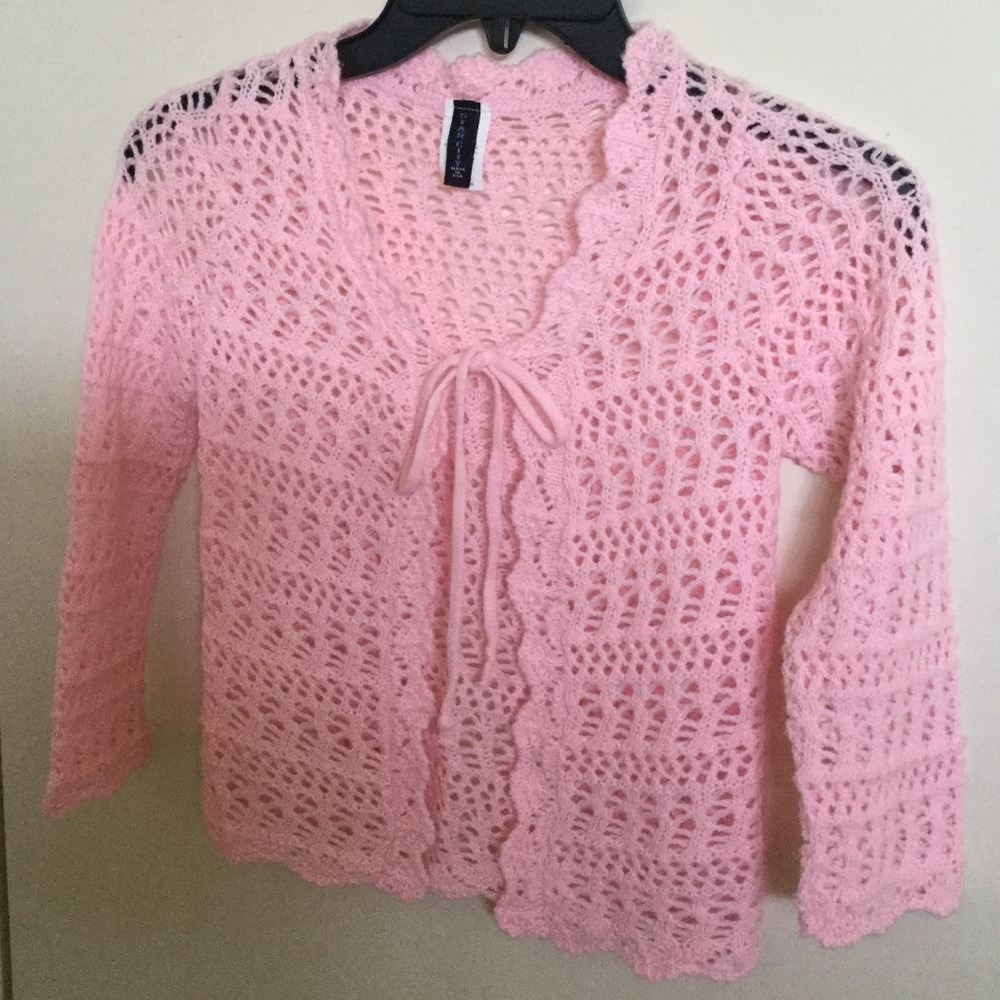 Girl’s crochet shrug